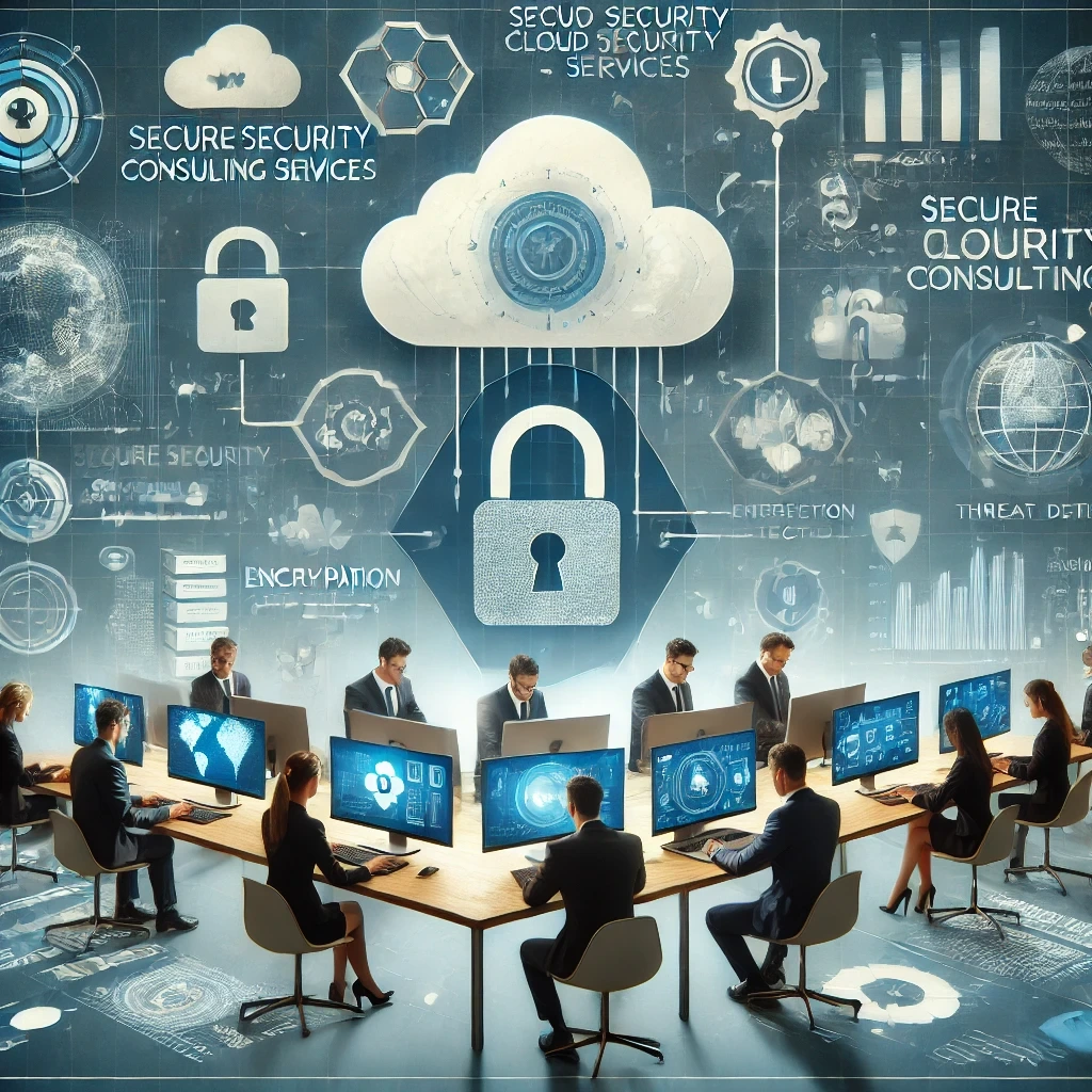 people working on desktops